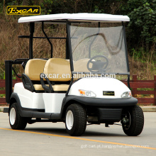 Tipo elétrico carro do combustível de EXCAR 48V 4 Seater de golfe, carro do carrinho de golfe da bateria Trojan para venda